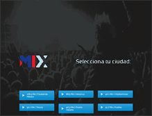 Tablet Screenshot of mixfm.mx